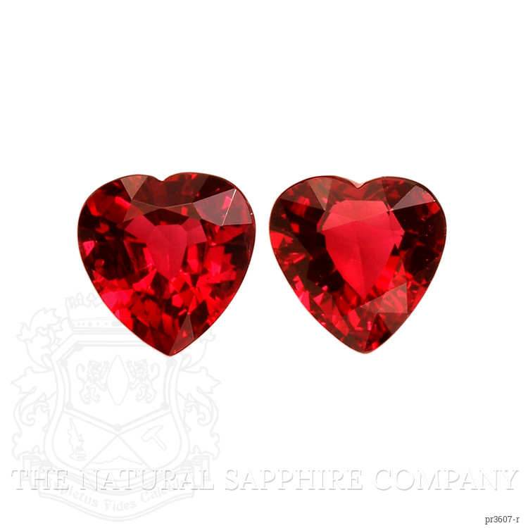1.67 Ct.Tw. Ruby Pair from Mozambique