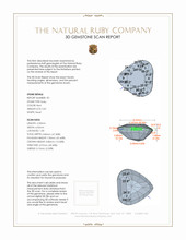 1.67&nbsp;Ct.Tw.Total Carat Weight Ruby Pair from Mozambique 3 D Scan Report