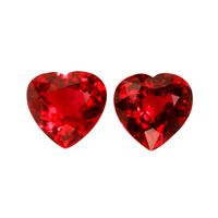 1.69 Ct.Tw.Total Carat Weight Ruby Pair from Mozambique Video
