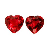 1.69 Ct.Tw.Total Carat Weight Ruby Pair from Mozambique Video