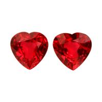 1.52 Ct.Tw.Total Carat Weight Ruby Pair from Mozambique Video