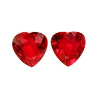 1.68 Ct.Tw.Total Carat Weight Ruby Pair from Mozambique Video