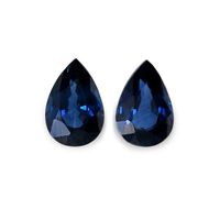 1.10 Ct.Tw.Total Carat Weight Sapphire Pair from Thailand Video