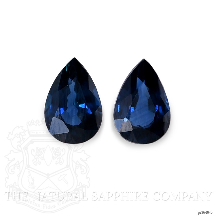 1.10 Ct.Tw. Blue Sapphire Pair from Thailand