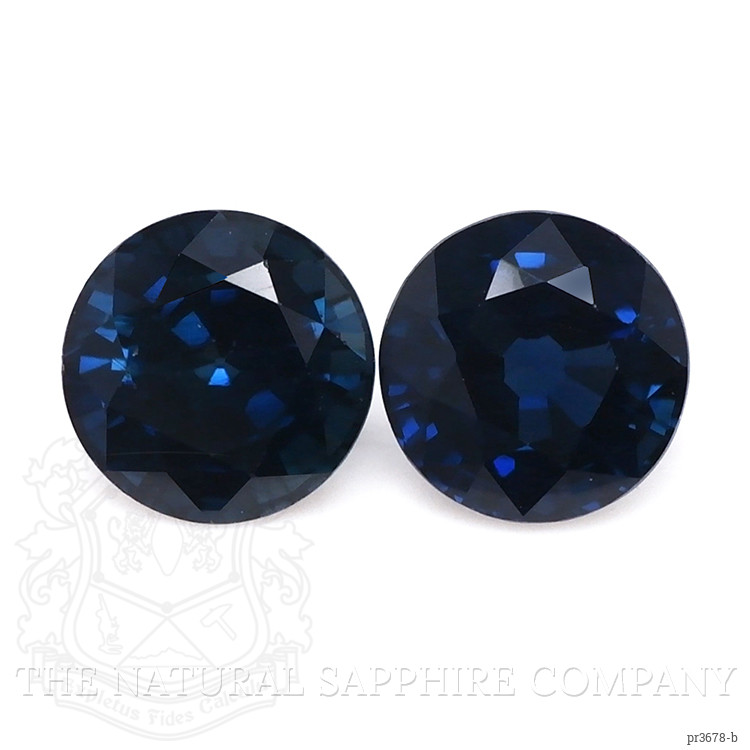 1.80 Ct.Tw. Blue Sapphire Pair from Thailand