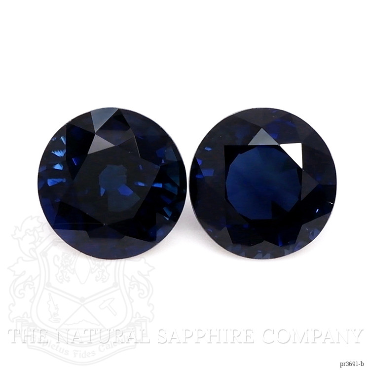 1.79 Ct.Tw. Blue Sapphire Pair from Thailand