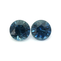 0.96 Ct.Tw.Total Carat Weight Sapphire Pair from Madagascar Video