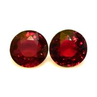 1.45&nbsp;Ct.Tw.Total Carat Weight Ruby Pair from Thailand Video