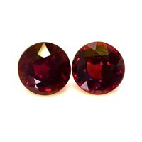 2.04 Ct.Tw.Total Carat Weight Ruby Pair from Mozambique Video