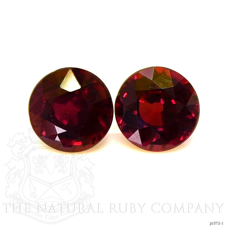 2.04 Ct.Tw. Ruby Pair from Mozambique