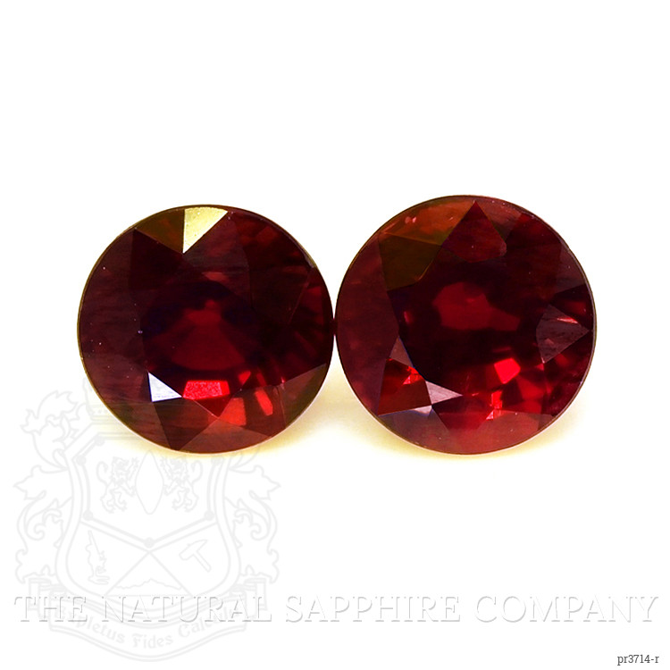 2.04 Ct.Tw. Ruby Pair from Thailand