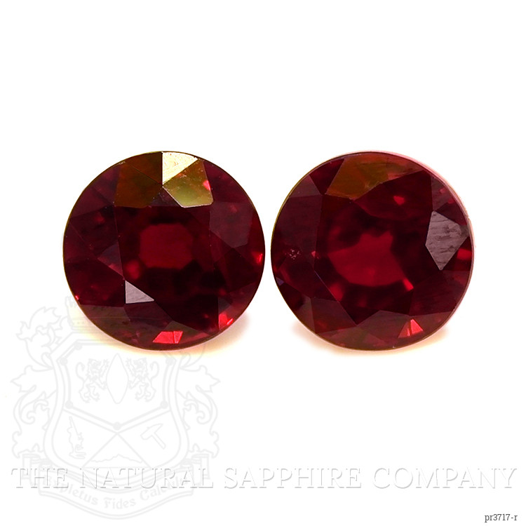 2.08 Ct.Tw. Ruby Pair from Thailand