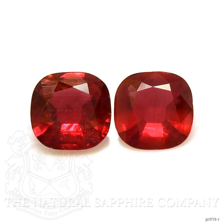 0.88 Ct.Tw. Ruby Pair from Thailand