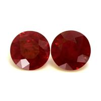 2.61&nbsp;Ct.Tw.Total Carat Weight Ruby Pair from Burma (Myanmar) Video