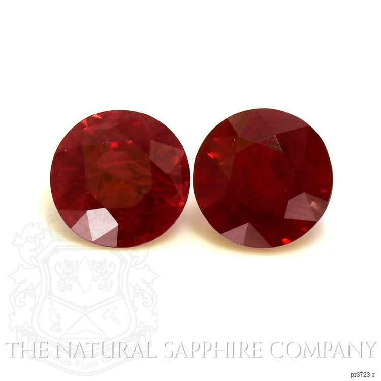2.61 Ct.Tw. Ruby Pair from Burma (Myanmar)