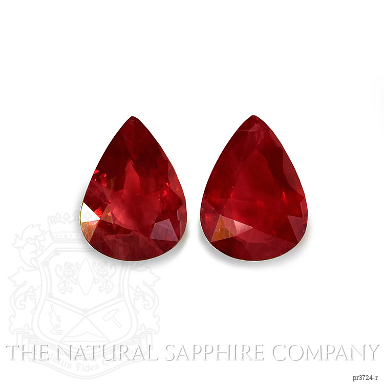 2.25 Ct.Tw. Ruby Pair from Burma (Myanmar)