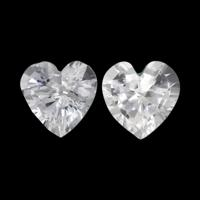 1.70&nbsp;Ct.Tw.Total Carat Weight White Sapphire Pair from Ceylon (Sri Lanka) Video