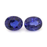 9.99&nbsp;Ct.Tw.Total Carat Weight Blue Sapphire Pair from Ceylon (Sri Lanka) Video