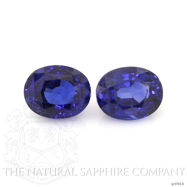 9.99 Ct.Tw. Blue Sapphire Pair from Ceylon (Sri Lanka)