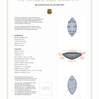 1.45 Ct.Tw.Total Carat Weight Ruby Pair from Mozambique 3 D Scan Report