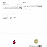 4.05 Ct.Tw.Total Carat Weight Ruby Pair from Mozambique Scan Report