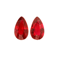 4.05 Ct.Tw.Total Carat Weight Ruby Pair from Mozambique Video