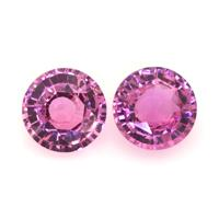 3.48 Ct.Tw.Total Carat Weight Pink Sapphire Pair from Ceylon (Sri Lanka) Video