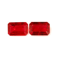 1.12 Ct.Tw.Total Carat Weight Ruby Pair from Mozambique Video