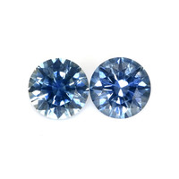 1.05 Ct.Tw.Total Carat Weight Sapphire Pair from Montana Video