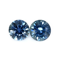 0.83 Ct.Tw.Total Carat Weight Sapphire Pair from Montana Video