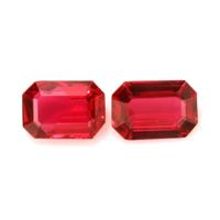 1.89 Ct.Tw.Total Carat Weight Ruby Pair from Mozambique Video