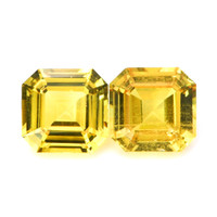 3.59&nbsp;Ct.Tw.Total Carat Weight Yellow Sapphire Pair from Ceylon (Sri Lanka) Video