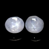 1.86&nbsp;Ct.Tw.Total Carat Weight Grey Star Sapphire Pair from Ceylon (Sri Lanka) Video
