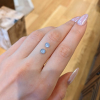 1.86&nbsp;Ct.Tw.Total Carat Weight Grey Star Sapphire Pair from Ceylon (Sri Lanka) Life Style