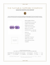 1.91 Ct.Tw.Total Carat Weight Sapphire Pair from Ceylon (Sri Lanka) Scan Report