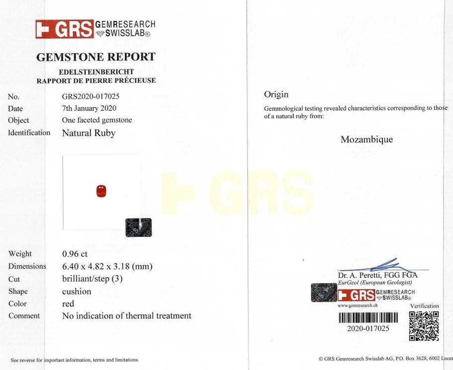 2.01 Ct.Tw. Ruby Pair from Mozambique