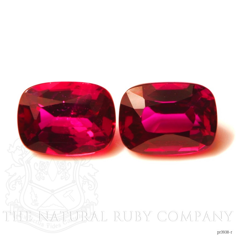 2.01 Ct.Tw. Ruby Pair from Mozambique
