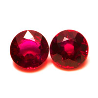 3.02 Ct.Tw.Total Carat Weight Ruby Pair from Madagascar Video