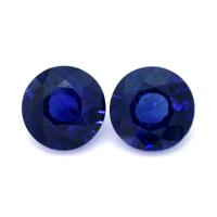1.25&nbsp;Ct.Tw.Total Carat Weight Blue Sapphire Pair from Ceylon (Sri Lanka) Video