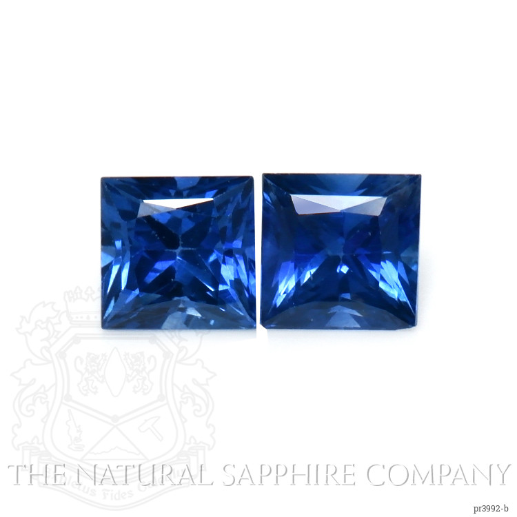 0.99 Ct.Tw. Blue Sapphire Pair from Ceylon (Sri Lanka)