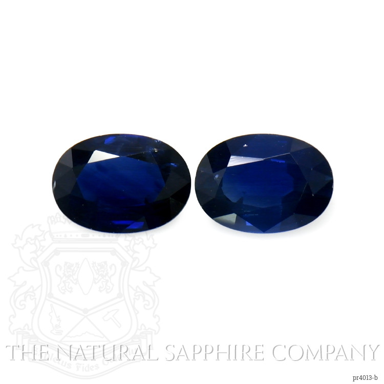1.76 Ct.Tw. Blue Sapphire Pair from Thailand