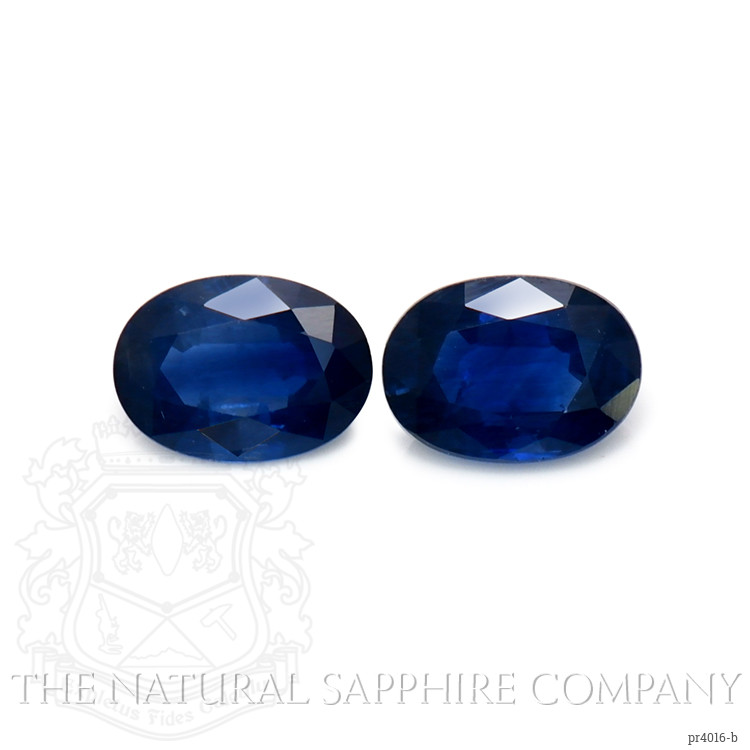 2.04 Ct.Tw. Blue Sapphire Pair from Thailand