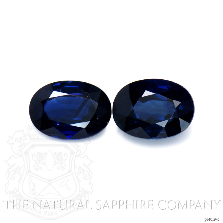 2.31 Ct.Tw. Blue Sapphire Pair from Thailand