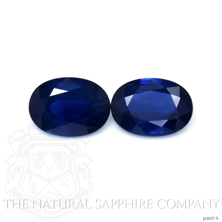 1.72 Ct.Tw. Blue Sapphire Pair from Thailand