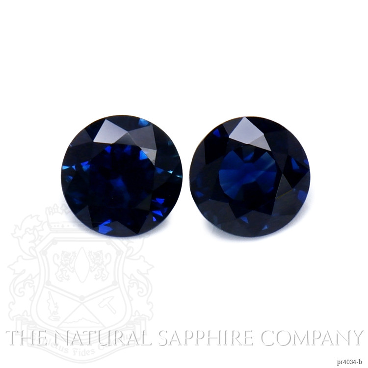 1.41 Ct.Tw. Blue Sapphire Pair from Thailand