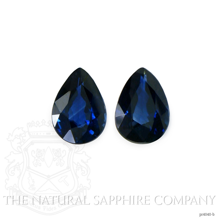 1.45 Ct.Tw. Blue Sapphire Pair from Thailand