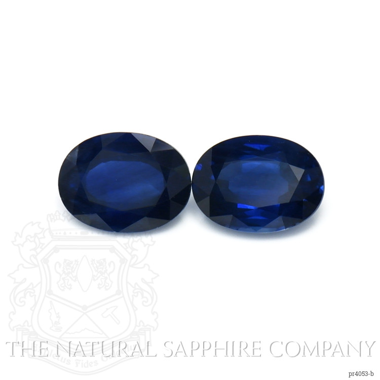 3.27 Ct.Tw. Blue Sapphire Pair from Thailand