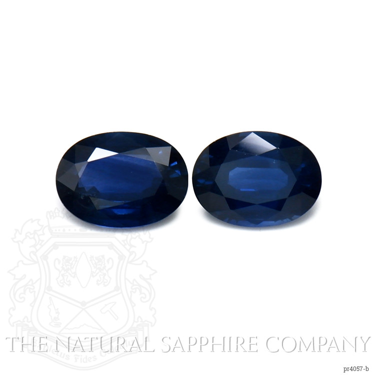 2.86 Ct.Tw. Blue Sapphire Pair from Thailand