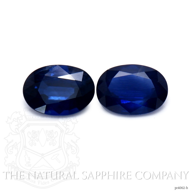 1.62 Ct.Tw. Blue Sapphire Pair from Thailand