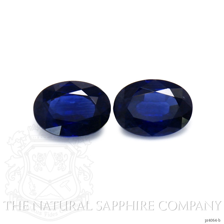 1.96 Ct.Tw. Blue Sapphire Pair from Thailand